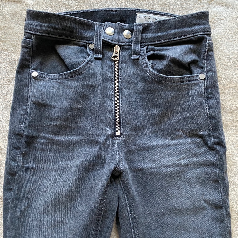 Rag & Bone Gray Skinny Jeans